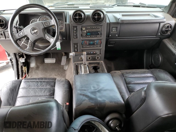 2005 Hummer H2 SUV with VIN 5GRGN23UX5H115383, listed as a Copart auction lot 71682984 with 157,405 mi miles and Salvage Title. Bid and sale history available at carsss.com. Image 8.