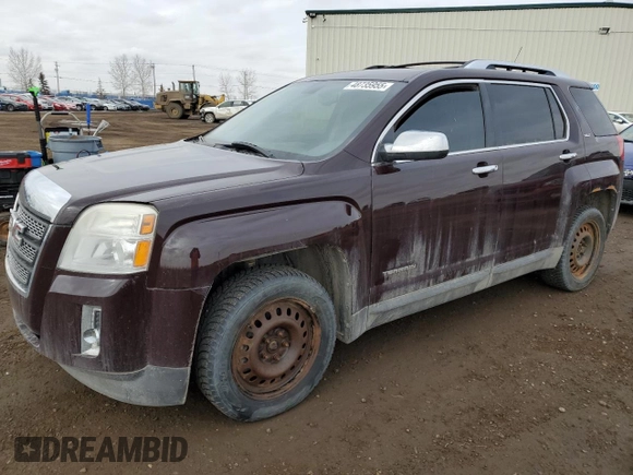 2011 GMC Terrain SLT-2 with VIN 2CTFLXE59B6426718, listed as a Copart auction lot 48735955 with 246,376 mi miles and Salvage Title. Bid and sale history available at carsss.com. Image 1.