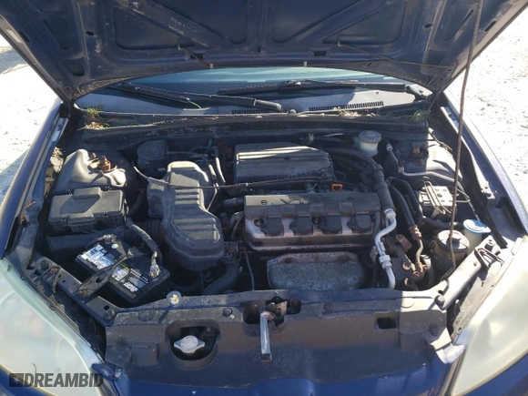 2005 Honda Civic Sdn EX with VIN 2HGES26705H567829, listed as a Copart auction lot 50823665 with 120,911 mi miles and Clean Title. Bid and sale history available at carsss.com. Image 11.