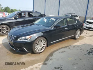 2014 Lexus LS 460 with VIN JTHCL5EF2E5020998, listed as a Copart auction lot 60233005 with 109,061 mi miles and Salvage title. Bid and sale history available at DreamBid. Image 1.