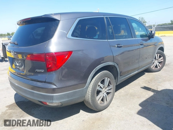 2017 Honda Pilot EX-L with VIN 5FNYF6H59HB032480, listed as a IAAI auction lot 42488789 with 112,595 mi miles and . Bid and sale history available at DreamBid. Image 4.