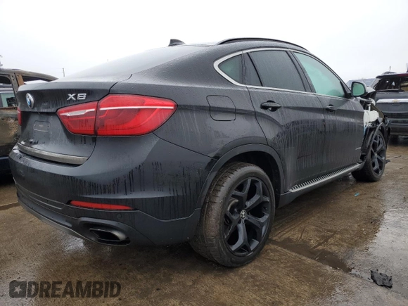 2015 BMW X6 xDrive50i with VIN 5UXKU6C51F0F94583, listed as a Copart auction lot 35842713 with 111,346 mi miles. Bid and sale history available at carsss.com. Image 3.