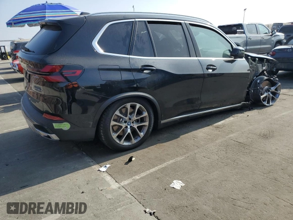 2024 BMW X5 xDrive50e with VIN 5UX43EU02R9S55904, listed as a Copart auction lot 83061374 with 0 mi miles and Salvage Title. Bid and sale history available at carsss.com. Image 3.