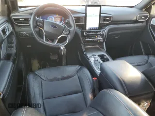 2021 Ford Explorer ST with VIN 1FM5K8GC3MGB32354, listed as a Copart auction lot 54086765 with 55,428 mi miles and Salvage Title. Bid and sale history available at carsss.com. Image 8.