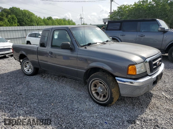 2005 Ford Ranger XLT with VIN 1FTZR44U45PA81939, listed as a Copart auction lot 54955595 with 179,809 mi miles and Salvage title. Bid and sale history available at DreamBid. Image 4.