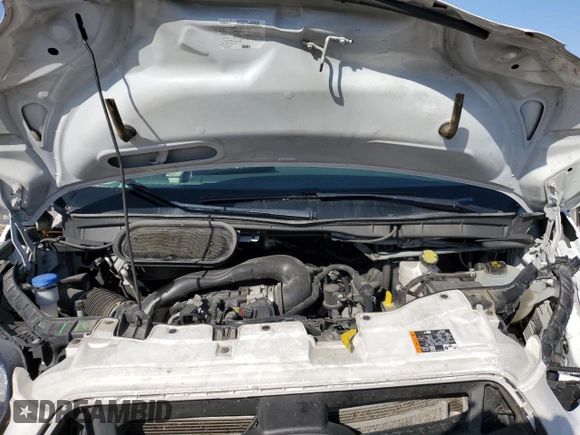 2021 Ford Transit Cargo with VIN 1FTBR1C84MKA29405, listed as a Copart auction lot 77642004 with 144,624 mi miles and Salvage Title. Bid and sale history available at DreamBid. Image 12.