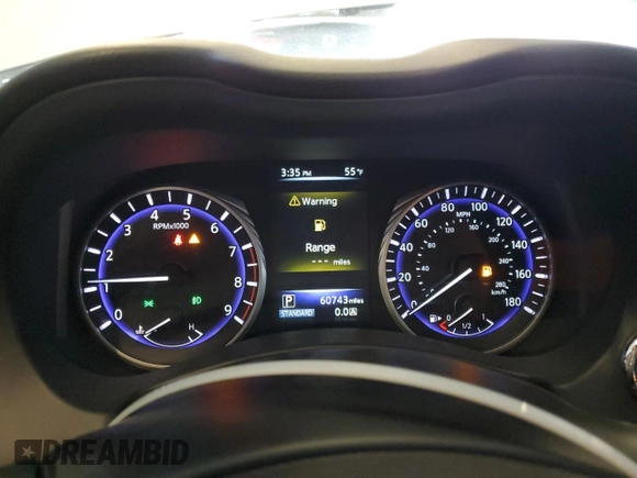 2016 Infiniti Q50 3.0t Premium with VIN JN1EV7AP6GM300482, listed as a Copart auction lot 49346165 with 60,743 mi miles and Salvage Title. Bid and sale history available at carsss.com. Image 9.