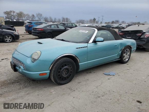 2002 Ford Thunderbird Hardtop Premium with VIN 1FAHP60A62Y117960, listed as a Copart auction lot 82361264 with Not Provided miles and Salvage Title. Bid and sale history available at DreamBid. Image 1.