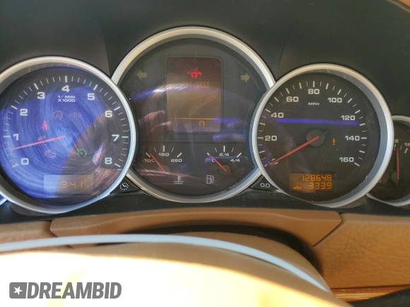 2008 Porsche Cayenne S with VIN WP1AB29P98LA49121, listed as a Copart auction lot 63865095 with 128,648 mi miles and Salvage title. Bid and sale history available at DreamBid. Image 9.