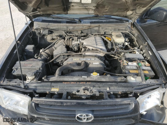 2001 Toyota 4Runner SR5 with VIN JT3HN86R610356161, listed as a Copart auction lot 85801684 with 296,199 mi miles and Salvage Title. Bid and sale history available at carsss.com. Image 12.
