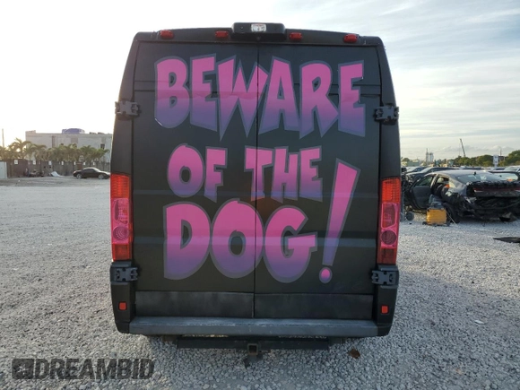 2014 Ram ProMaster Cargo with VIN 3C6TRVBG5EE102202, listed as a Copart auction lot 85702064 with 107,484 mi miles and Salvage Title. Bid and sale history available at DreamBid. Image 6.