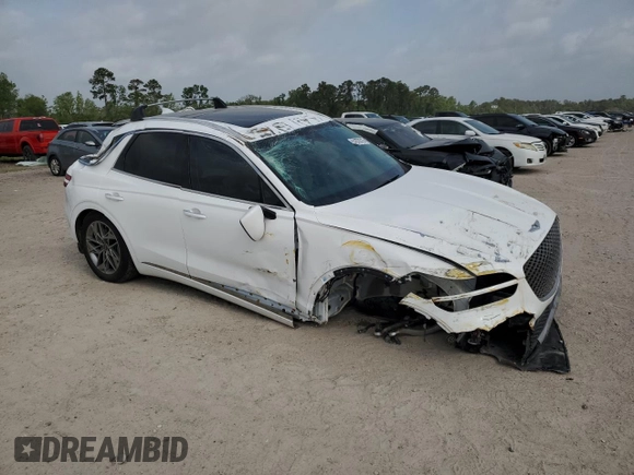 2023 Genesis GV70 2.5T z VIN KMUMADTBXPU132783, wystawiony jako Copart lot #51678315 z przebiegiem 15 358 mil mil oraz Szkoda całkowita • Salvage title. Historia ofert i sprzedaży dostępna na DreamBid. Obrazek 4.