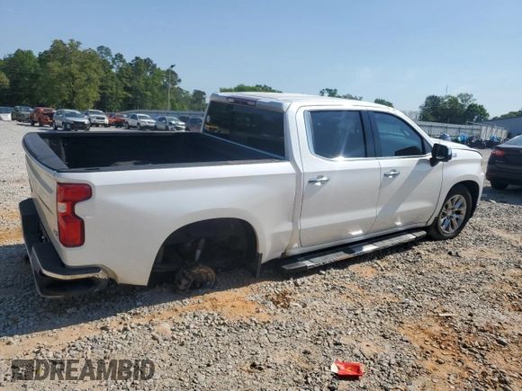 2019 Chevrolet Silverado 1500 LTZ with VIN 3GCUYGED5KG125542, listed as a Copart auction lot 53467455 with 92,053 mi miles and Salvage Title. Bid and sale history available at DreamBid. Image 3.