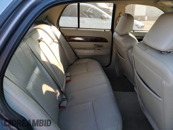 2006 Mercury Grand Marquis LS Premium with VIN 2MEHM75V66X628593, listed as a Copart auction lot 52892815 with 105,881 mi miles and Non Repairable. Bid and sale history available at DreamBid. Image 10.