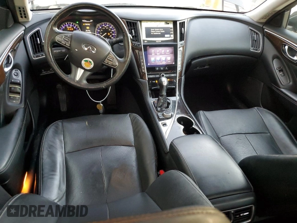 2014 Infiniti Q50 Premium with VIN JN1BV7AR8EM680510, listed as a Copart auction lot 43735965 with 193,304 mi miles and Salvage title. Bid and sale history available at DreamBid. Image 8.