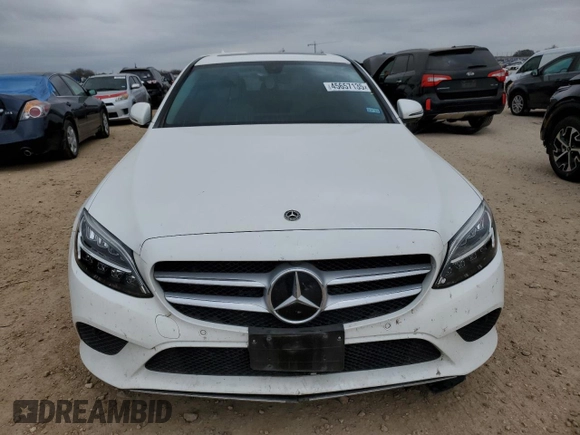 2021 Mercedes-Benz C 300 with VIN W1KWF8DB5MR645091, listed as a Copart auction lot 45657135 with 65,842 mi miles and Salvage Title. Bid and sale history available at carsss.com. Image 5.