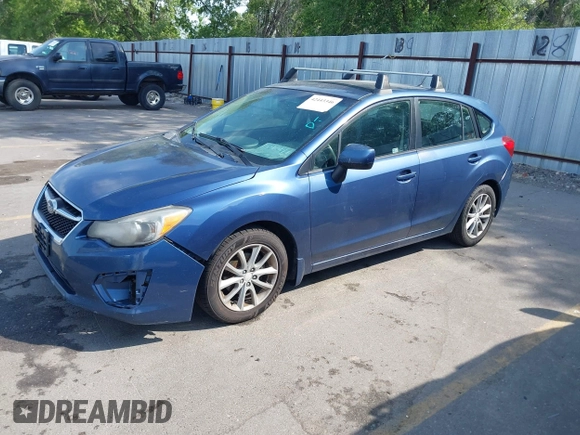 2012 Subaru Impreza Premium z VIN JF1GPAC67CH208095, wystawiony jako IAAI lot #42443346 z przebiegiem 184 884 mil mil oraz . Historia ofert i sprzedaży dostępna na DreamBid. Obrazek 2.
