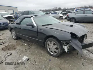 2002 Ford Thunderbird Hardtop Premium with VIN 1FAHP60A82Y104854, listed as a Copart auction lot 86907394 with 20,430 mi miles and Salvage Title. Bid and sale history available at DreamBid. Image 4.