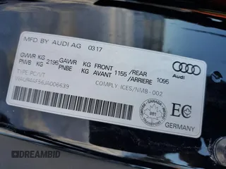 2018 Audi S5 Prestige z VIN WAUR4AF56JA006639, wystawiony jako Copart lot #45465115 z przebiegiem 187 224 mil mil oraz Czysty tytuł • Clean title. Historia ofert i sprzedaży dostępna na DreamBid. Obrazek 12.
