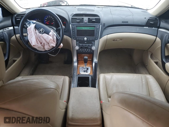 2006 Acura TL with VIN 19UUA66226A035850, listed as a Copart auction lot 51010495 with 0 mi miles and Salvage Title. Bid and sale history available at carsss.com. Image 8.