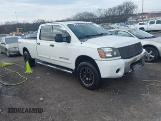 2008 Nissan Titan z VIN 1N6BA07F48N310891, wystawiony jako IAAI lot #41175465 z przebiegiem 338 706 mil mil oraz . Historia ofert i sprzedaży dostępna na DreamBid. Obrazek 1.