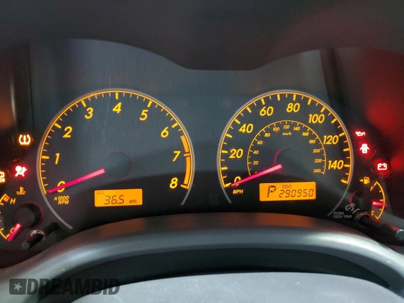 2010 Toyota Corolla with VIN JTDBU4EE2A9119061, listed as a Copart auction lot 55484173 with 290,950 mi miles and Salvage Title. Bid and sale history available at carsss.com. Image 9.