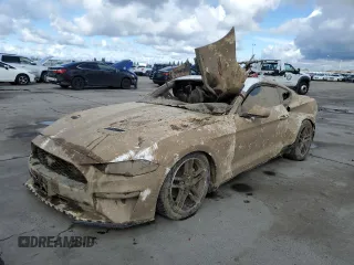 2021 Ford Mustang EcoBoost with VIN 1FA6P8TH6M5105940, listed as a Copart auction lot 48738865 with 0 mi miles and Non Repairable. Bid and sale history available at carsss.com. Image 1.