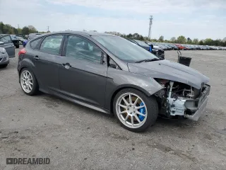 2017 Ford Focus ST with VIN 1FADP3L93HL309681, listed as a Copart auction lot 52079625 with 104,851 mi miles and Salvage Title. Bid and sale history available at carsss.com. Image 4.