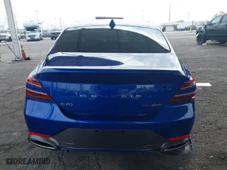 2025 Genesis G70 3.3T Sport Advanced with VIN KMTG54SE8SU144876, listed as a IAAI auction lot 41732602 with 5,140 mi miles. Bid and sale history available at carsss.com. Image 17.