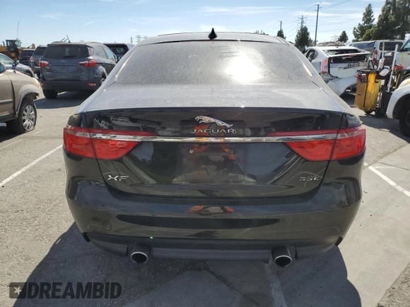 2017 Jaguar XF 35t Premium with VIN SAJBD4BV6HCY28336, listed as a Copart auction lot 76630724 with 52,593 mi miles and Salvage Title. Bid and sale history available at carsss.com. Image 6.
