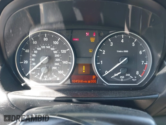 2012 BMW 1 Series 135i with VIN WBAUN7C53CVM26496, listed as a IAAI auction lot 41627261 with 104,568 mi miles and . Bid and sale history available at DreamBid. Image 7.