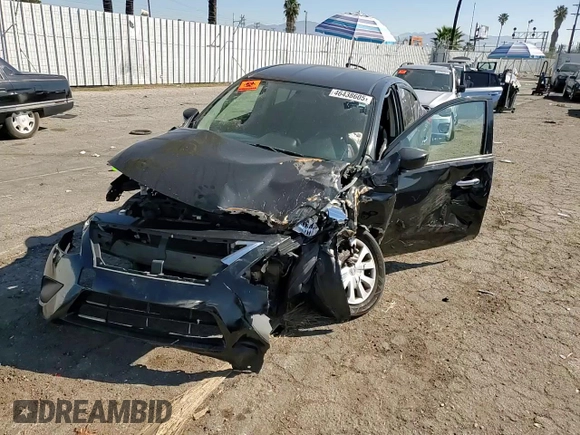 2015 Nissan Versa SV with VIN 3N1CN7AP4FL955661, listed as a Copart auction lot 46438605 with Not Provided miles and Salvage Title. Bid and sale history available at carsss.com. Image 11.