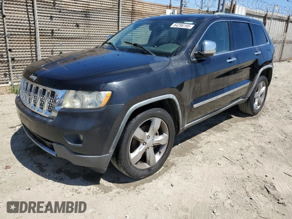 2011 Jeep Grand Cherokee Overland with VIN 1J4RS6GG7BC569267, listed as a Copart auction lot 64296195 with 182,996 mi miles and Clean title. Bid and sale history available at DreamBid. Image 1.