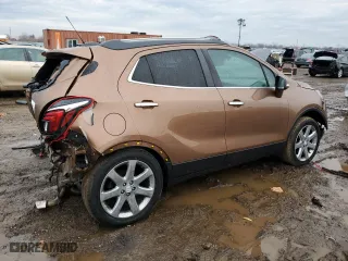 2017 Buick Encore Premium with VIN KL4CJDSB0HB121878, listed as a Copart auction lot 46696375 with 0 mi miles and Salvage Title. Bid and sale history available at carsss.com. Image 3.