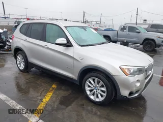 2015 BMW X3 sDrive28i with VIN 5UXWZ7C57F0F76274, listed as a IAAI auction lot 41479655 with 116,929 mi miles and . Bid and sale history available at DreamBid. Image 1.