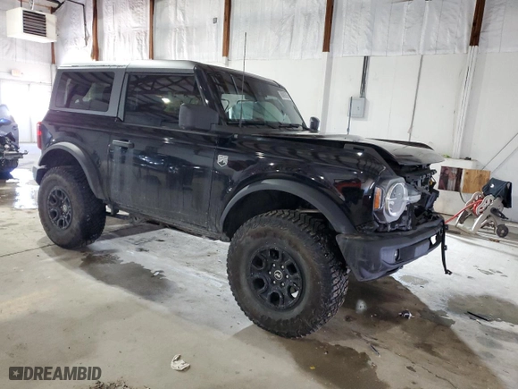 2022 Ford Bronco with VIN 1FMDE5AH7NLB79711, listed as a Copart auction lot 88099785 with 28,044 mi miles and Salvage Title. Bid and sale history available at carsss.com. Image 4.