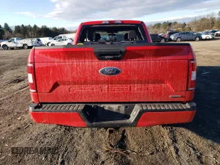 2018 Ford F-150 XL with VIN 1FTFX1EG4JFC22198, listed as a Copart auction lot 46727495 with 121,923 mi miles and Salvage Title. Bid and sale history available at carsss.com. Image 6.