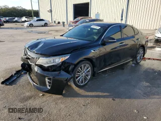 2016 Kia Optima SXL Turbo with VIN 5XXGV4L22GG116670, listed as a Copart auction lot 44051825 with 132,063 mi miles and Salvage Title. Bid and sale history available at carsss.com. Image 1.