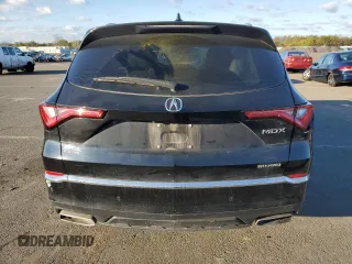 2023 Acura MDX w/Advance Package with VIN 5J8YE1H89PL017541, listed as a Copart auction lot 86187654 with 0 mi miles and Salvage Title. Bid and sale history available at carsss.com. Image 6.