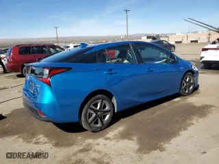 2019 Toyota Prius L Eco with VIN JTDKARFU1K3073867, listed as a Copart auction lot 45049695 with 71,670 mi miles and Salvage Title. Bid and sale history available at carsss.com. Image 3.