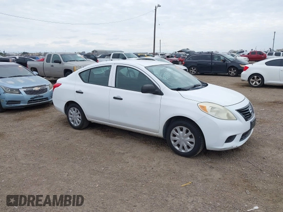 2012 Nissan Versa SL with VIN 3N1CN7AP1CL824229, listed as a IAAI auction lot 41633748 with 134,145 mi miles and . Bid and sale history available at carsss.com. Image 1.