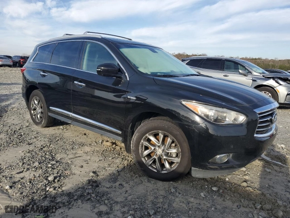 2014 Infiniti QX60 Hybrid with VIN 5N1CL0MN5EC517791, listed as a Copart auction lot 87050964 with NaN miles and Clean Title. Bid and sale history available at carsss.com. Image 4.