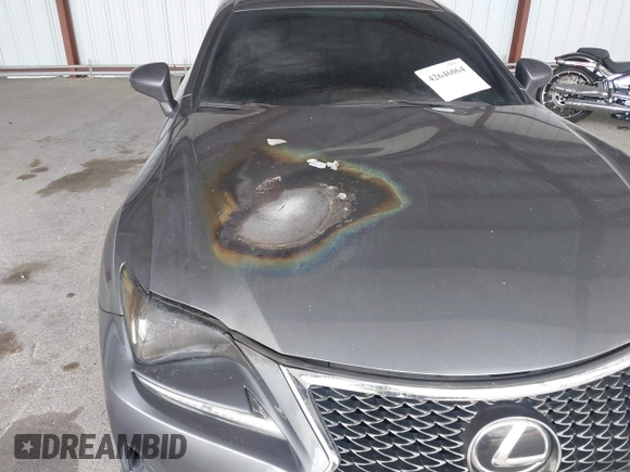 2015 Lexus RC 350 F Sport with VIN JTHHE5BC5F5004905, listed as a IAAI auction lot 42646064 with Not provided miles and . Bid and sale history available at DreamBid. Image 12.