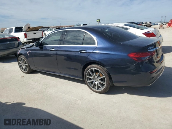 2023 Mercedes-Benz E 350 with VIN W1KZF8EB8PB111186, listed as a Copart auction lot 47231655 with 22,537 mi miles and Salvage Title. Bid and sale history available at DreamBid. Image 2.