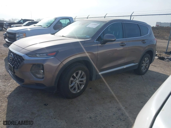 2019 Hyundai Santa Fe SE with VIN 5NMS23AD3KH117001, listed as a IAAI auction lot 41898888 with 108,418 mi miles. Bid and sale history available at carsss.com. Image 17.