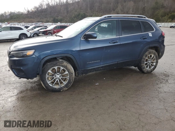 2019 Jeep Cherokee Latitude Plus with VIN 1C4PJMLB9KD442027, listed as a Copart auction lot 45796005 with 85,860 mi miles and Salvage Title. Bid and sale history available at DreamBid. Image 1.
