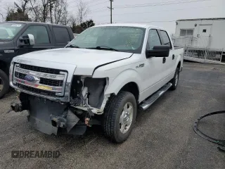 2013 Ford F-150 XL with VIN 1FTFW1CF3DFB38603, listed as a Copart auction lot 38693264 with Not provided miles and Salvage title. Bid and sale history available at DreamBid. Image 1.