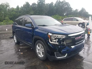 2022 GMC Terrain SLE z VIN 3GKALMEV1NL176903, wystawiony jako IAAI lot #42207338 z przebiegiem 58 014 mil mil oraz . Historia ofert i sprzedaży dostępna na DreamBid. Obrazek 1.