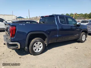 2021 GMC Sierra 1500 SLE with VIN 1GTR9BEK1MZ193022, listed as a Copart auction lot 69951164 with 75,839 mi miles and Salvage Title. Bid and sale history available at carsss.com. Image 3.