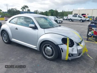 2015 Volkswagen Beetle Fleet Edition with VIN 3VWF17AT1FM649625, listed as a IAAI auction lot 42352049 with Not provided miles and . Bid and sale history available at DreamBid. Image 1.